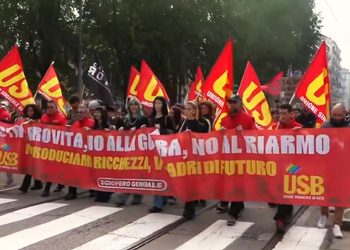 Octobre Rouge : 2 millions de manifestants et grève générale en Italie, contre la vie chère et l&rsquo;économie de guerre !